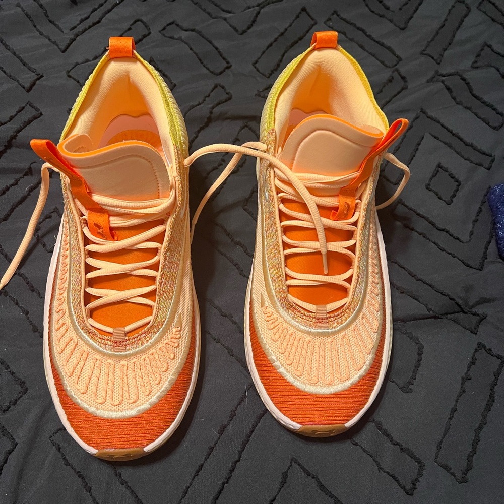 Vibrant Orange Sneakers